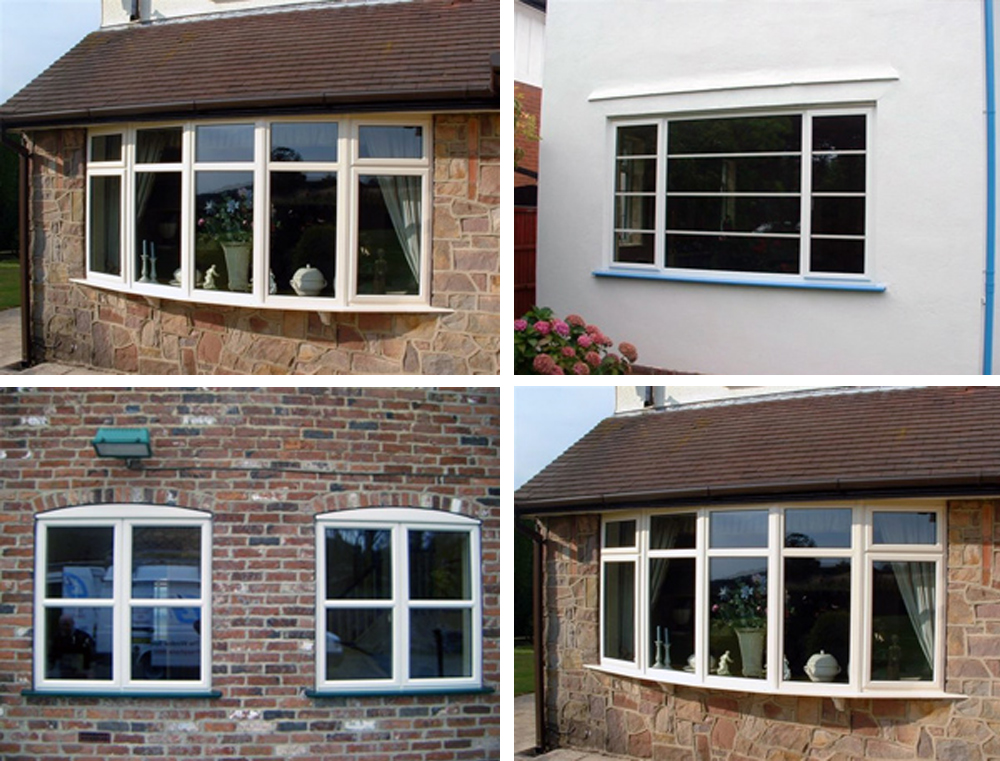 Examples of aluminium widows installed in Stoke on Trent