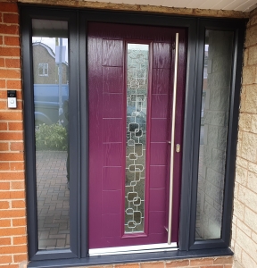 Morris: An example of a Longton Glass < Safeguard door installation.